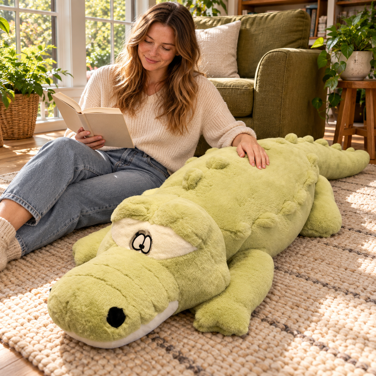 Cuddle Crocodile Pillow