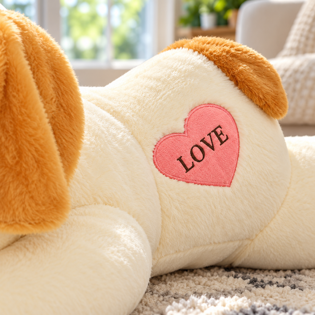 Sweetheart Dog Cuddle Pillow