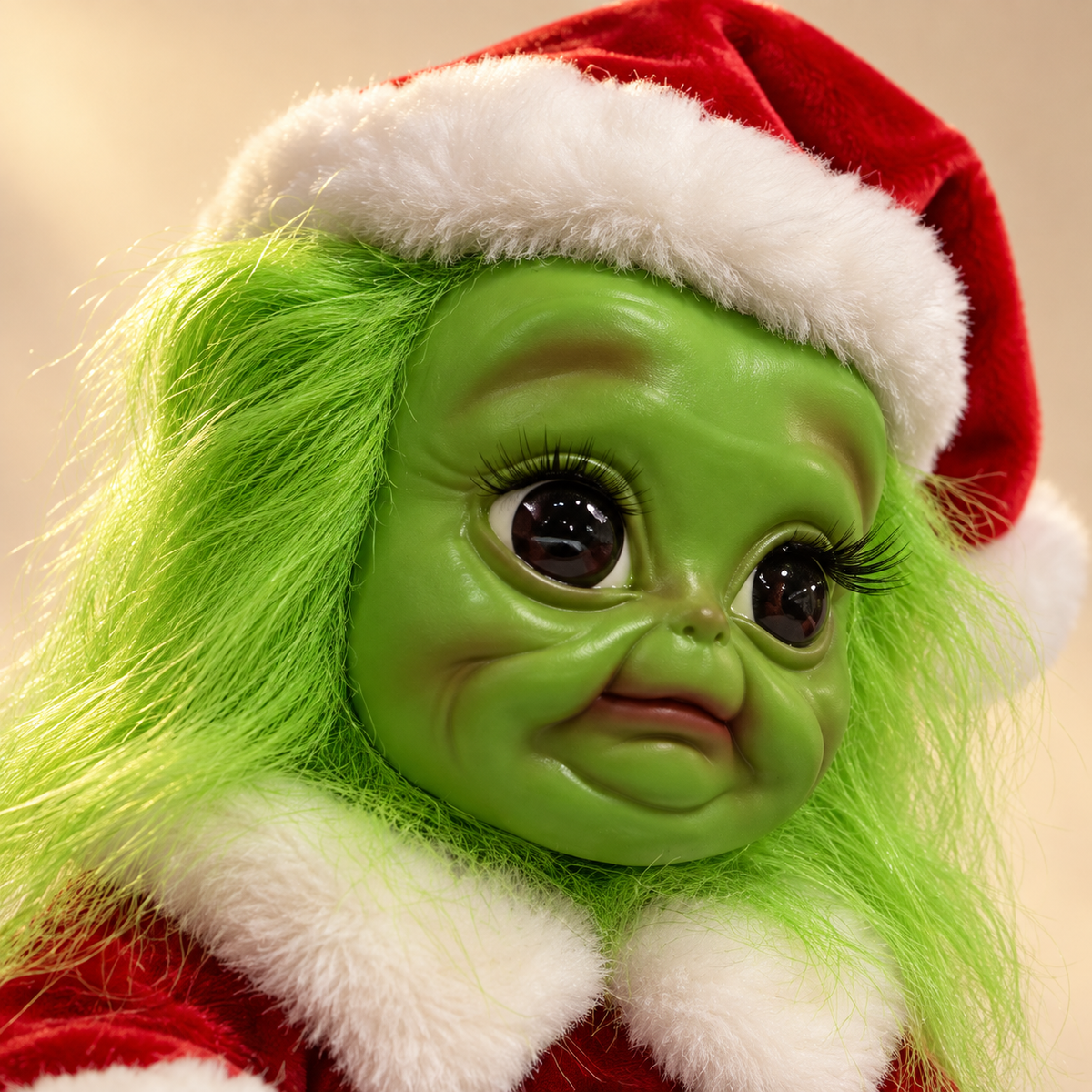 Baby Grinch Christmas Doll