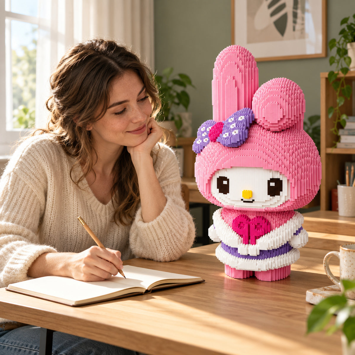 Kuromi & My Melody Building Block Set
