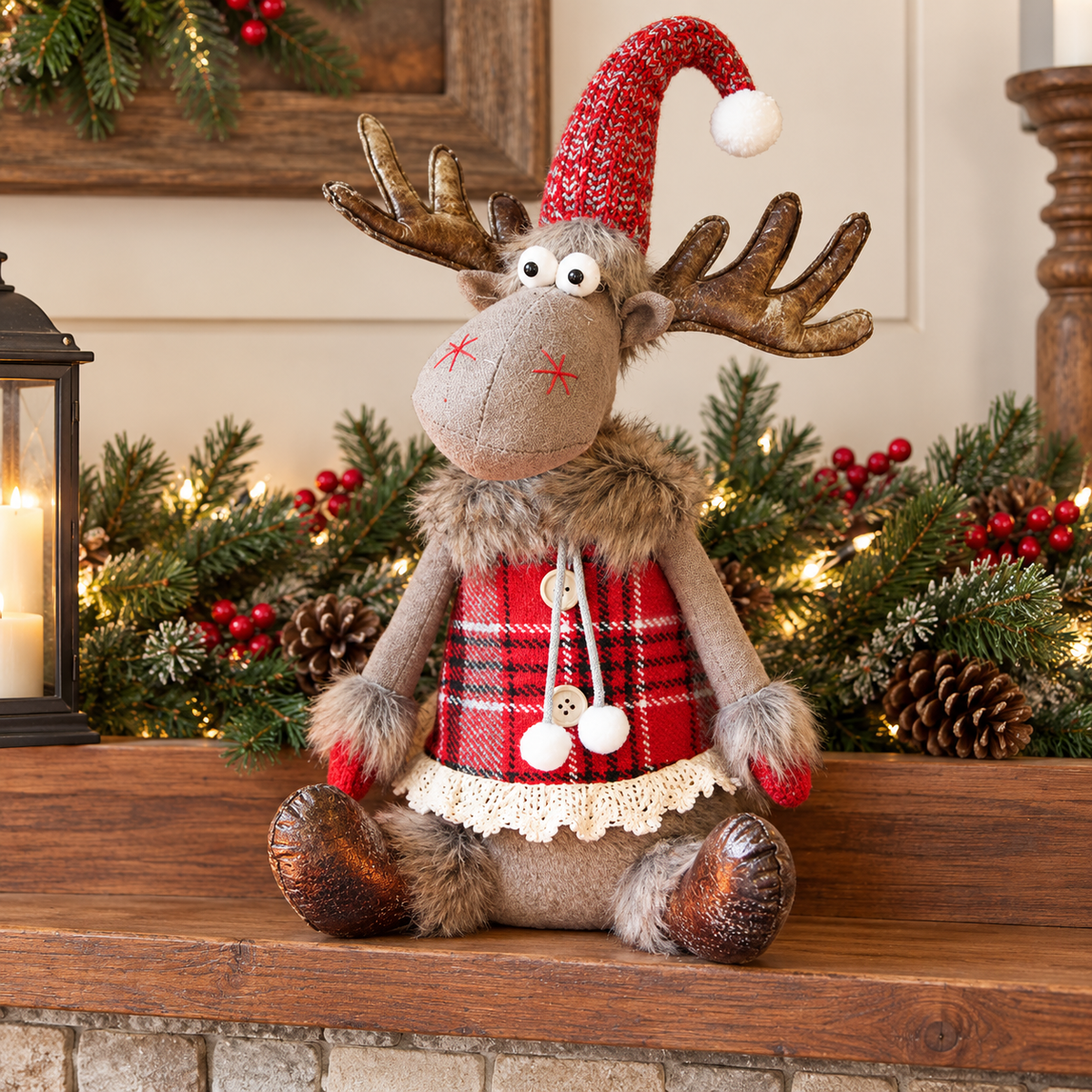 Cozy Christmas Reindeer & Friends