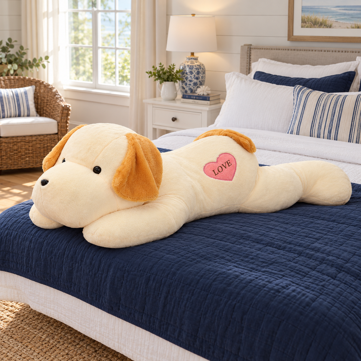 Sweetheart Dog Cuddle Pillow