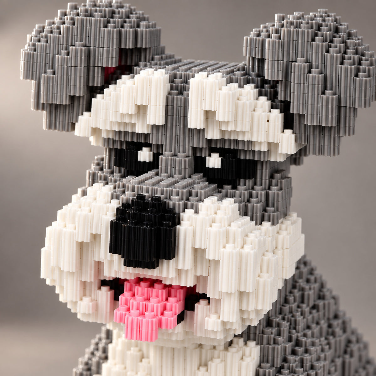 Schnauzer Building Block Set