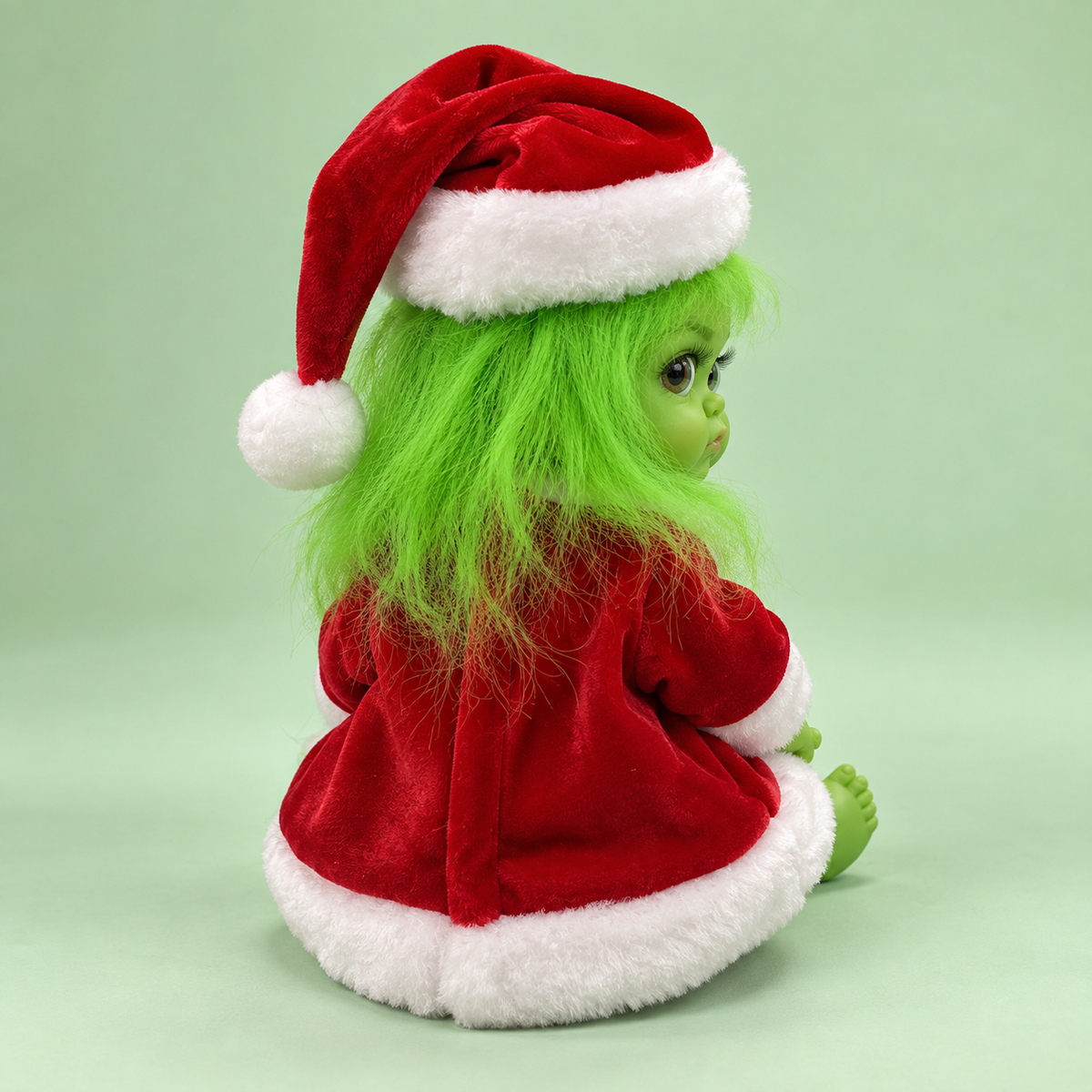 Baby Grinch Christmas Doll