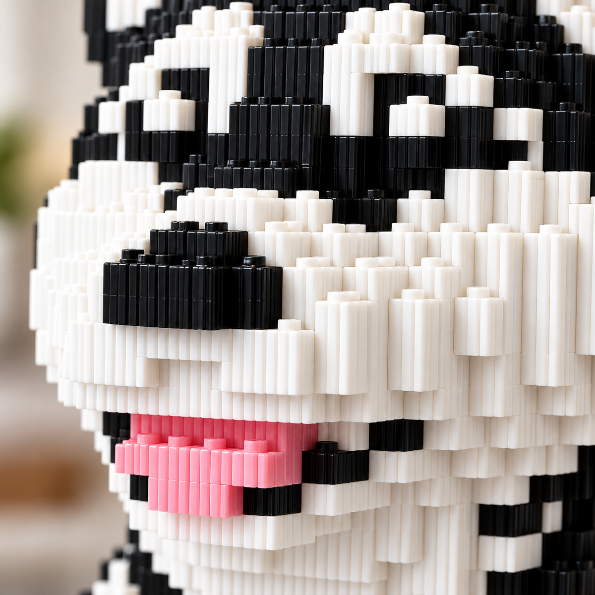 Husky Dog Building Block Set