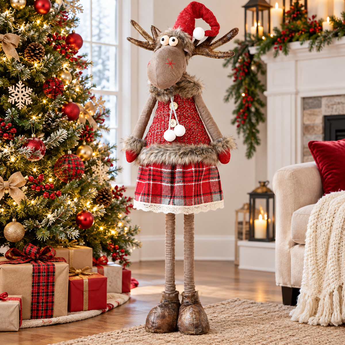 Cozy Christmas Reindeer & Friends