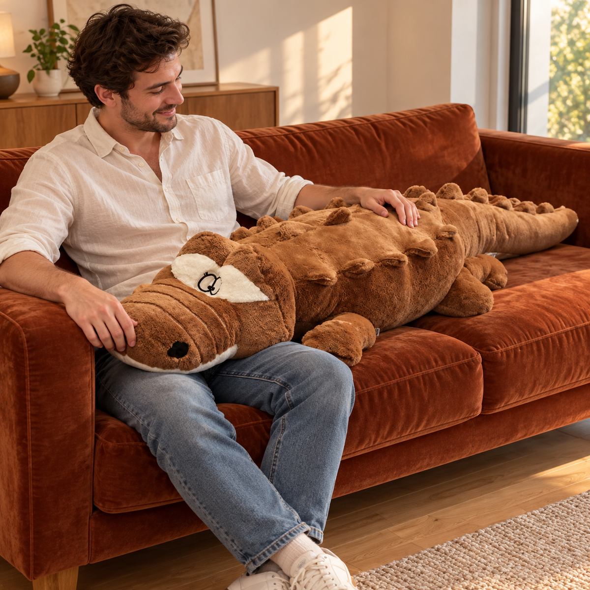 Cuddle Crocodile Pillow