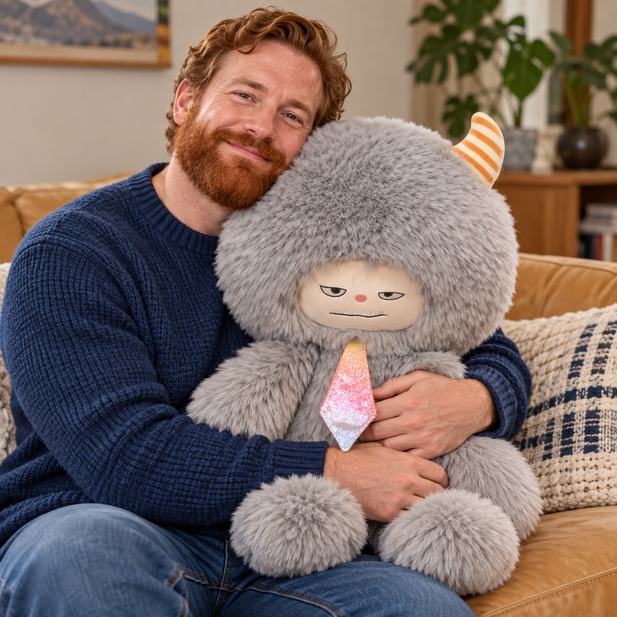 Grumpy Yeti Plush Toy