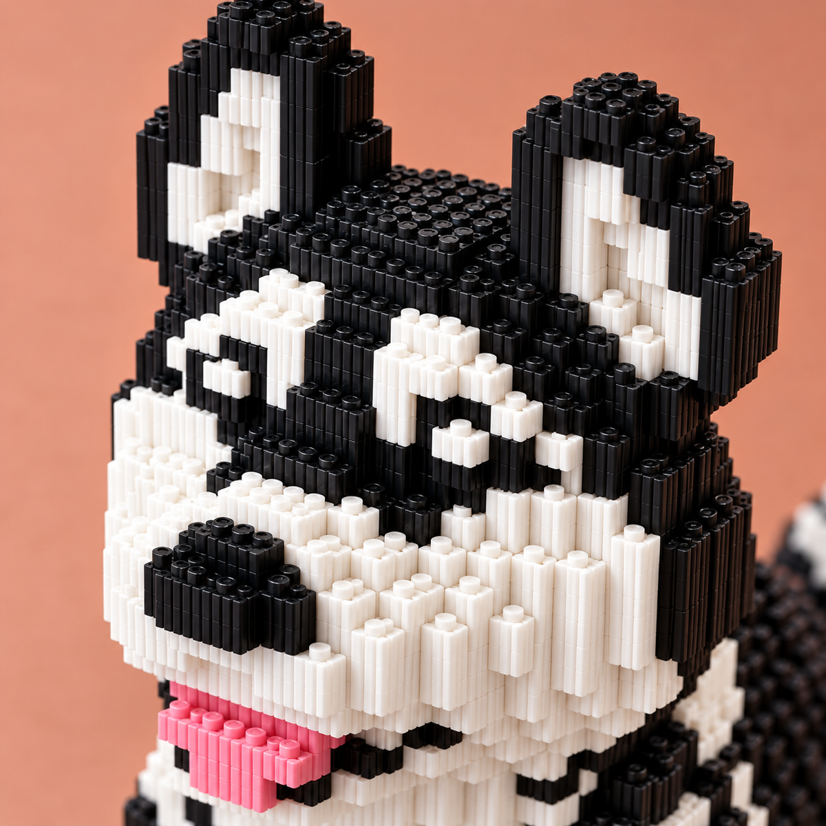 Husky Dog Building Block Set