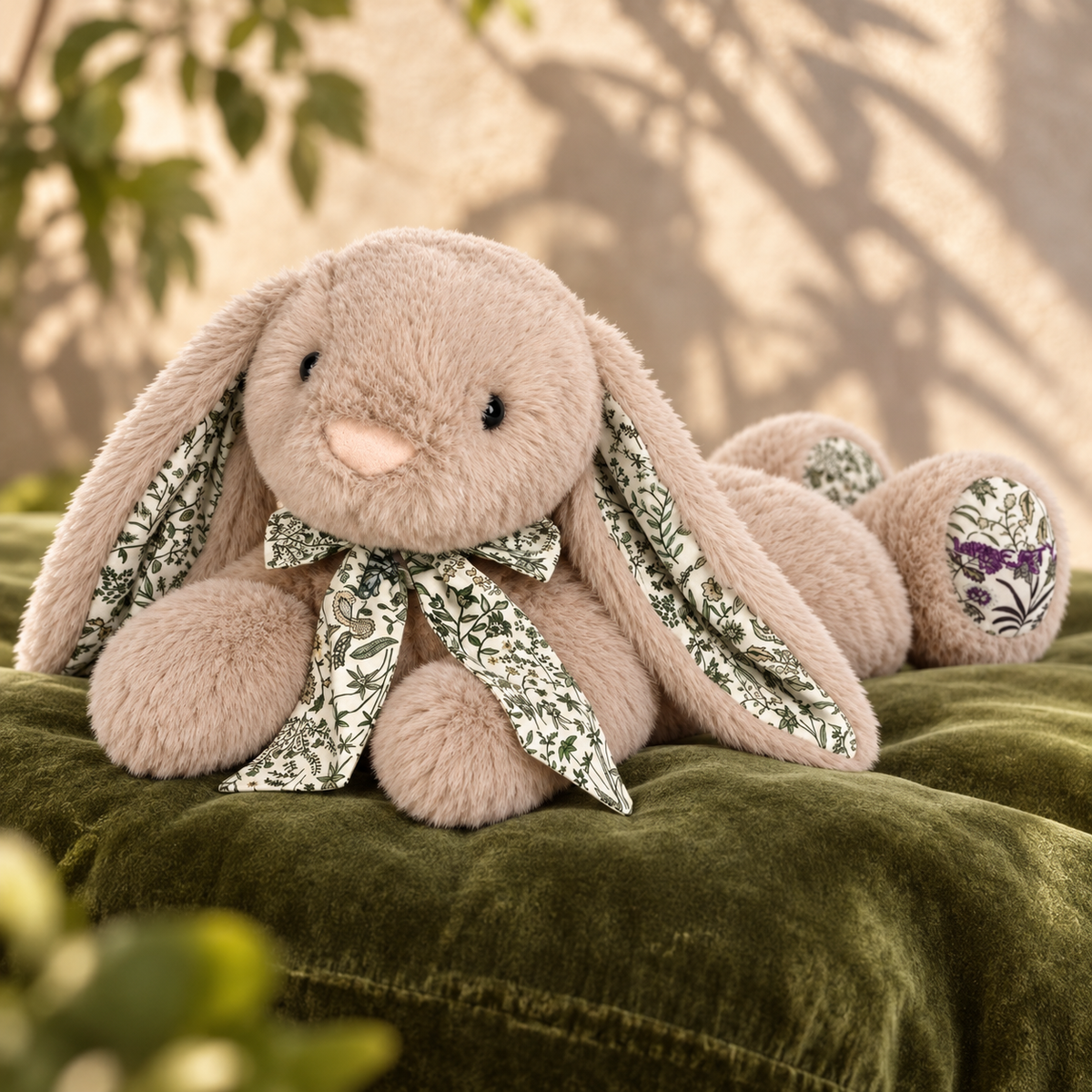 Beige Blossom Bunny