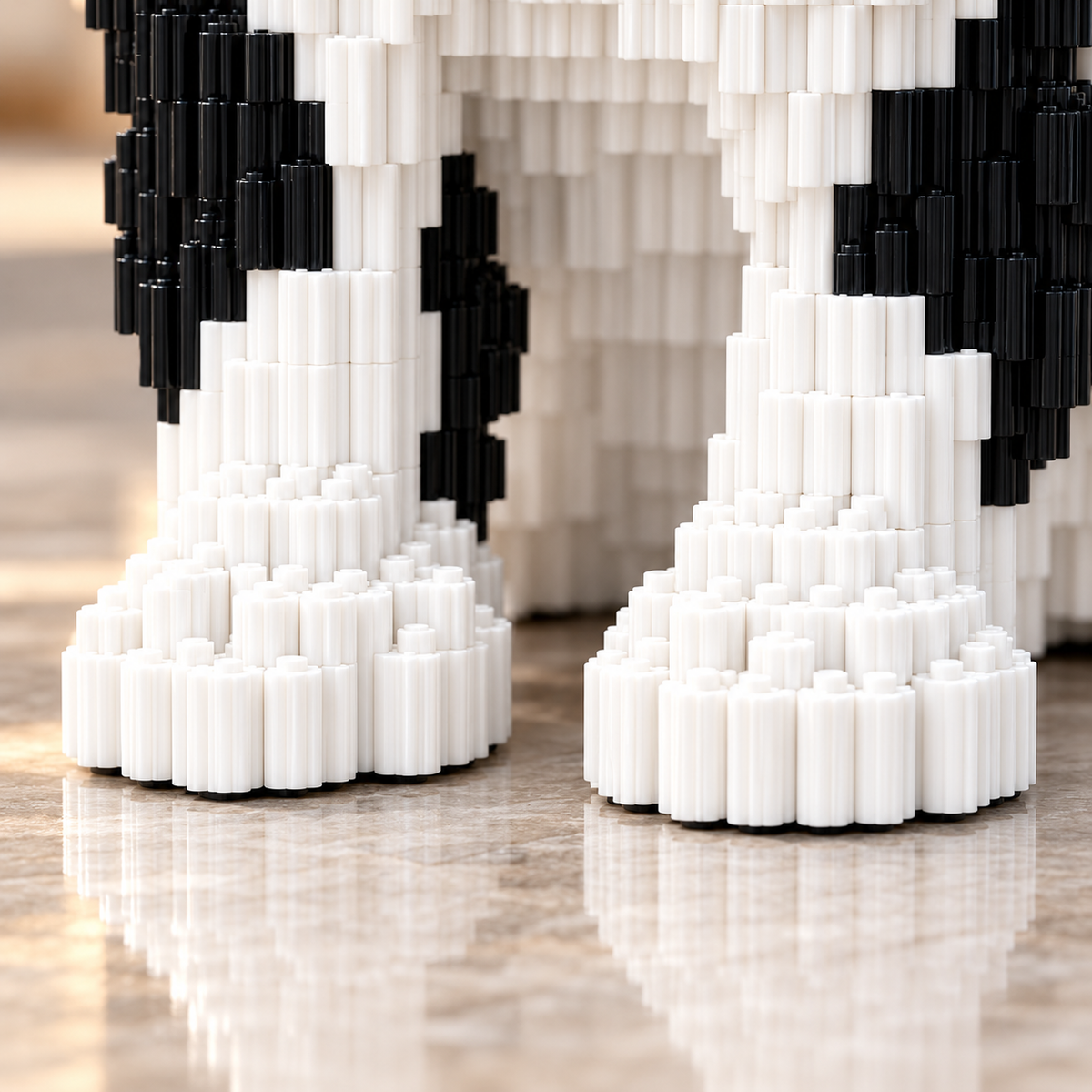 Husky Dog Building Block Set
