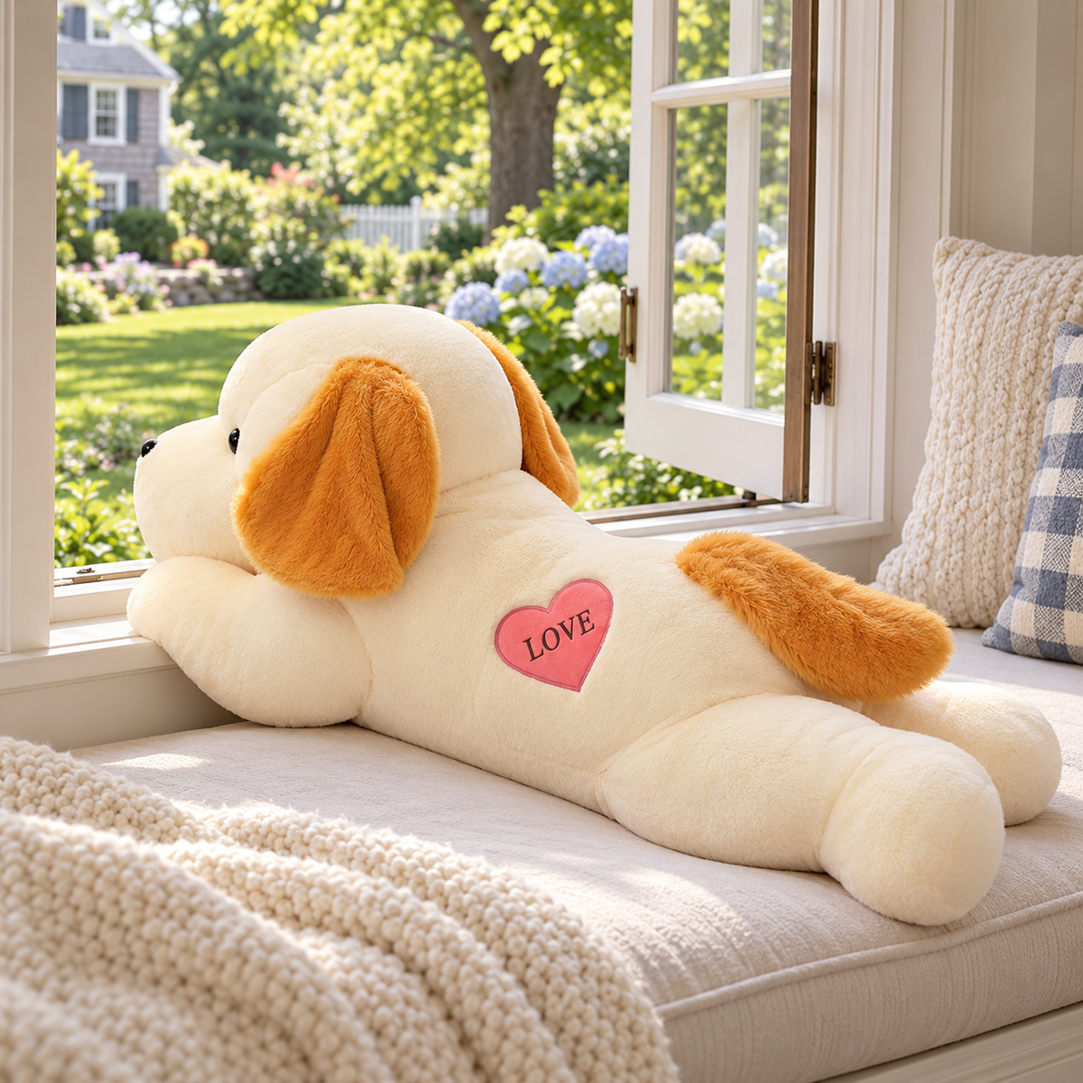 Sweetheart Dog Cuddle Pillow