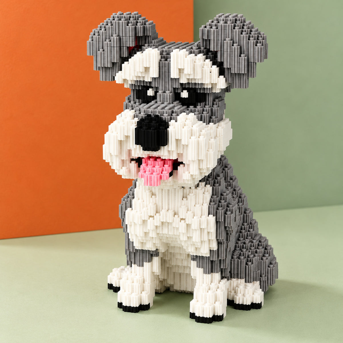 Schnauzer Building Block Set
