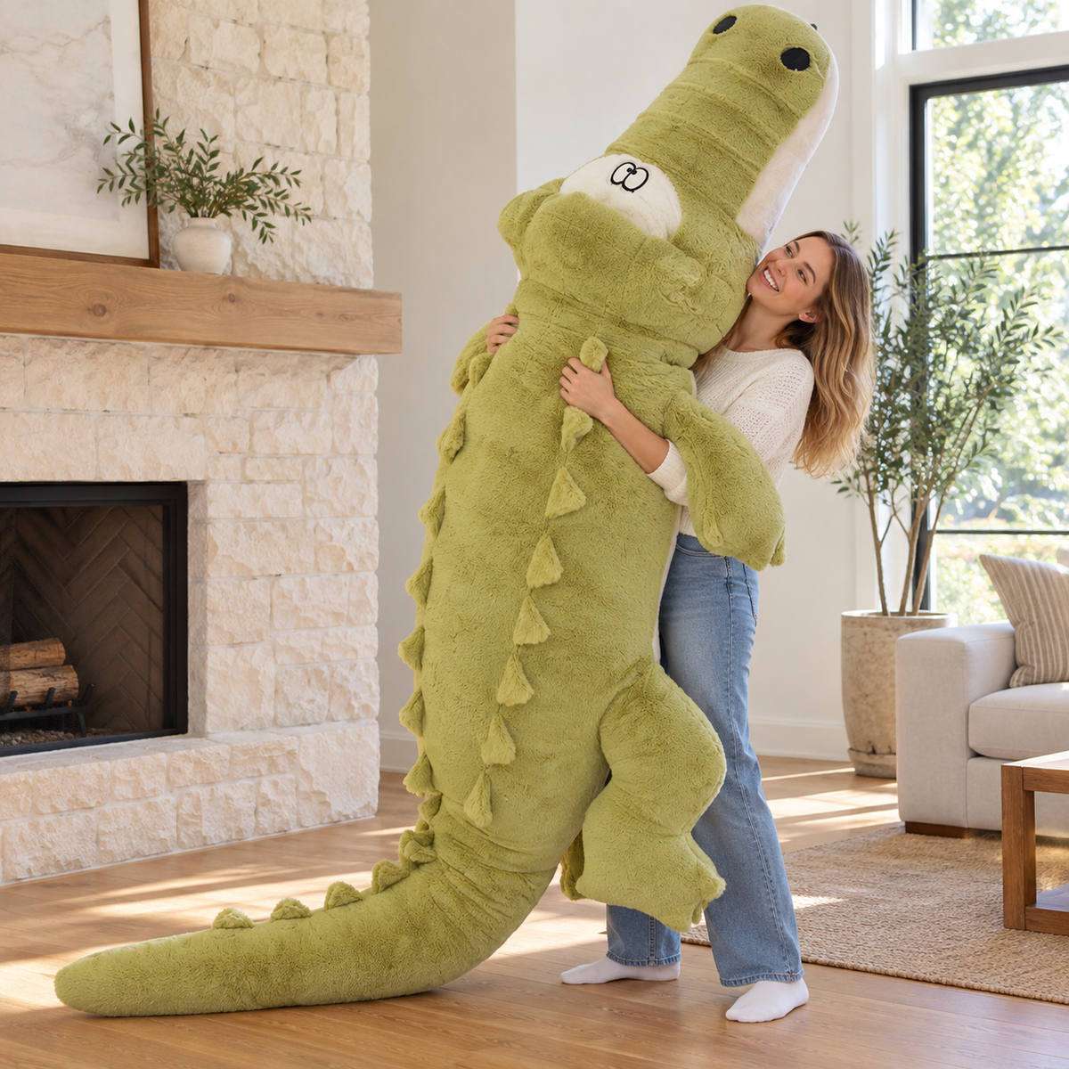 Cuddle Crocodile Pillow