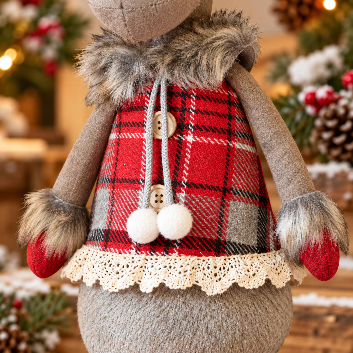 Cozy Christmas Reindeer & Friends
