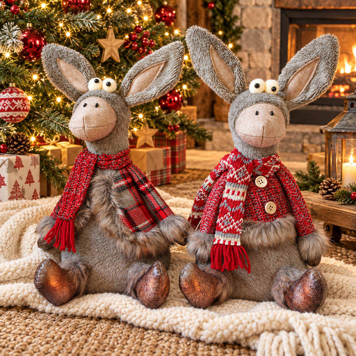 Cozy Christmas Reindeer & Friends