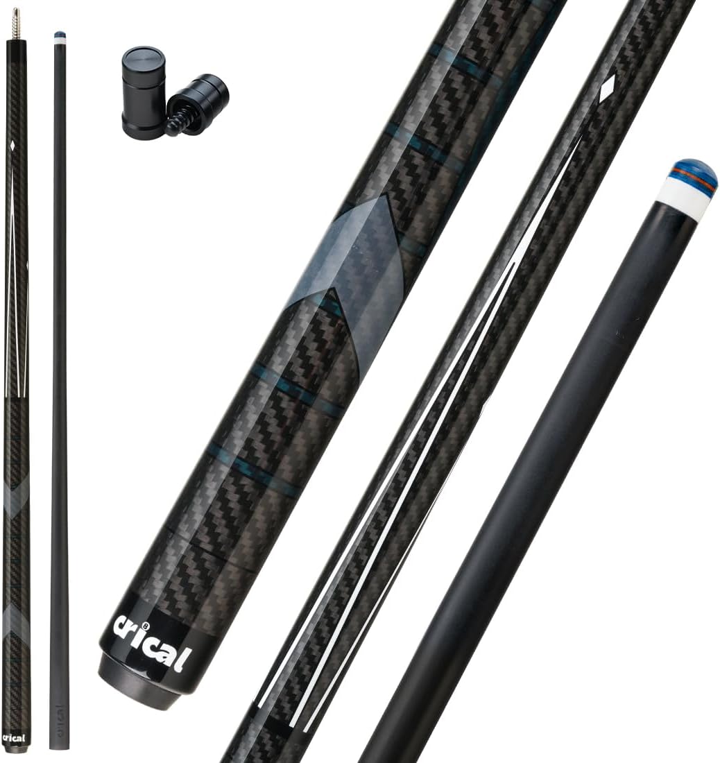 【CL-01】58" Carbon Fiber Pool Cue 12.5mm Tip