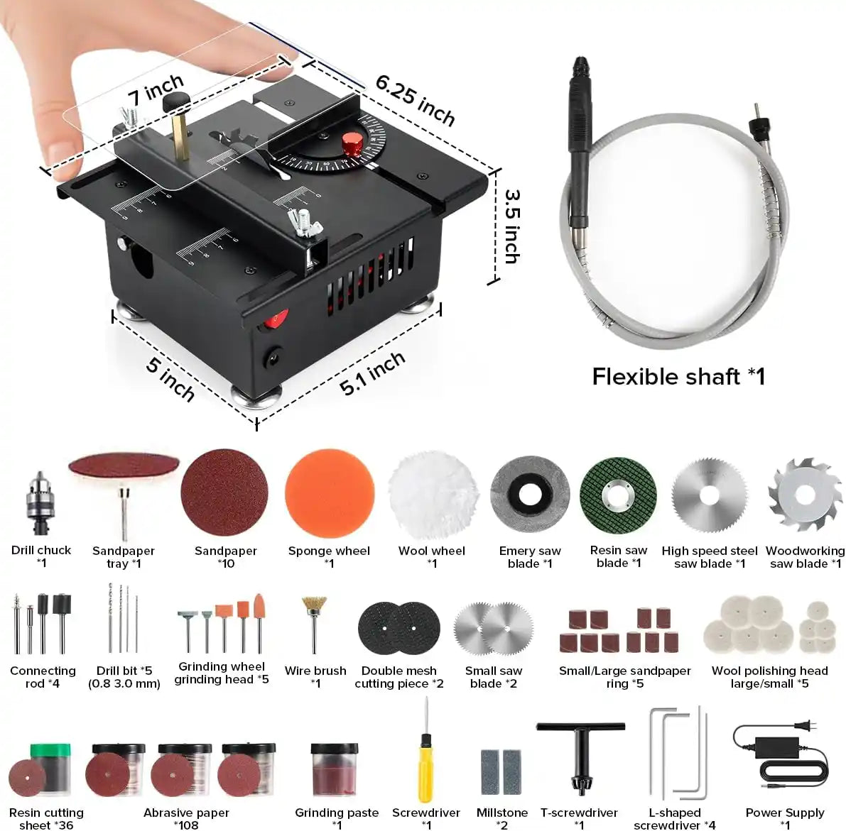 Mini Multifunctional Table Saw