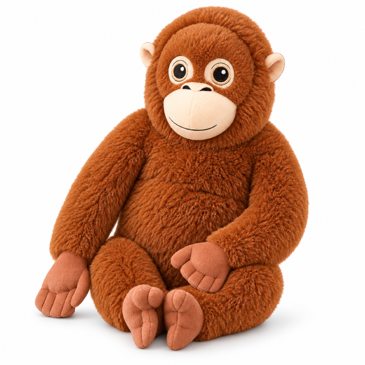 Brown Long-Arm Monkey Plush