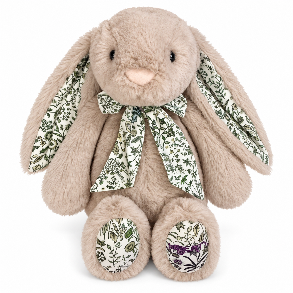 Beige Blossom Bunny