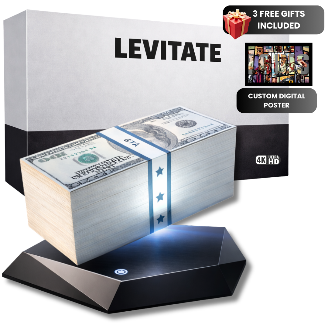 Levitate™ Magnetic Floating Money Lamp - Anti-Gravity Banknote Desk Decor