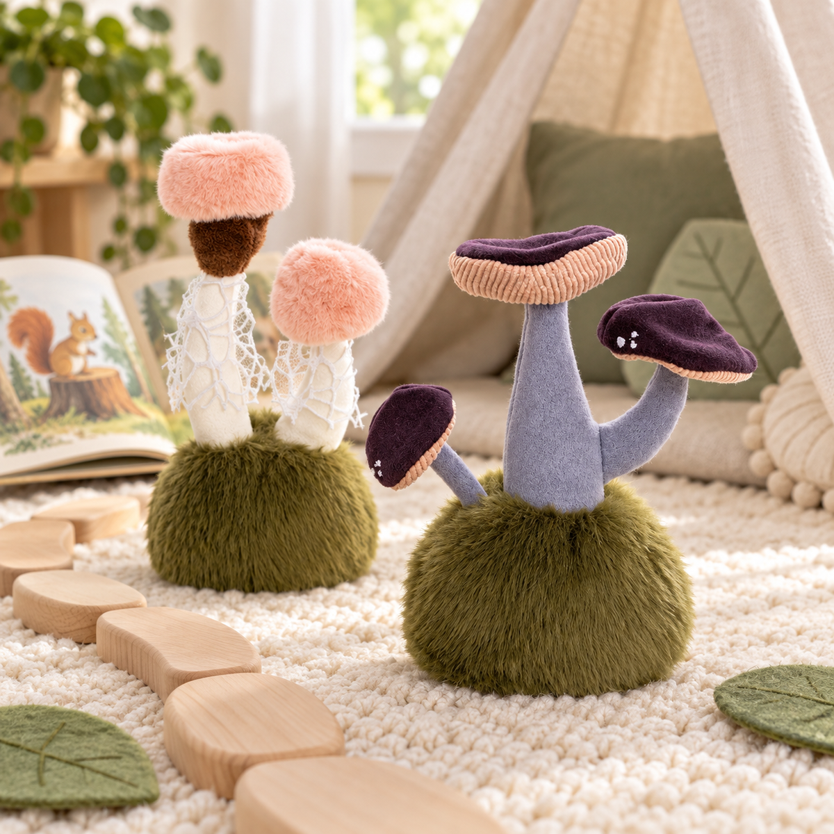 Woodland Mushroom Friends