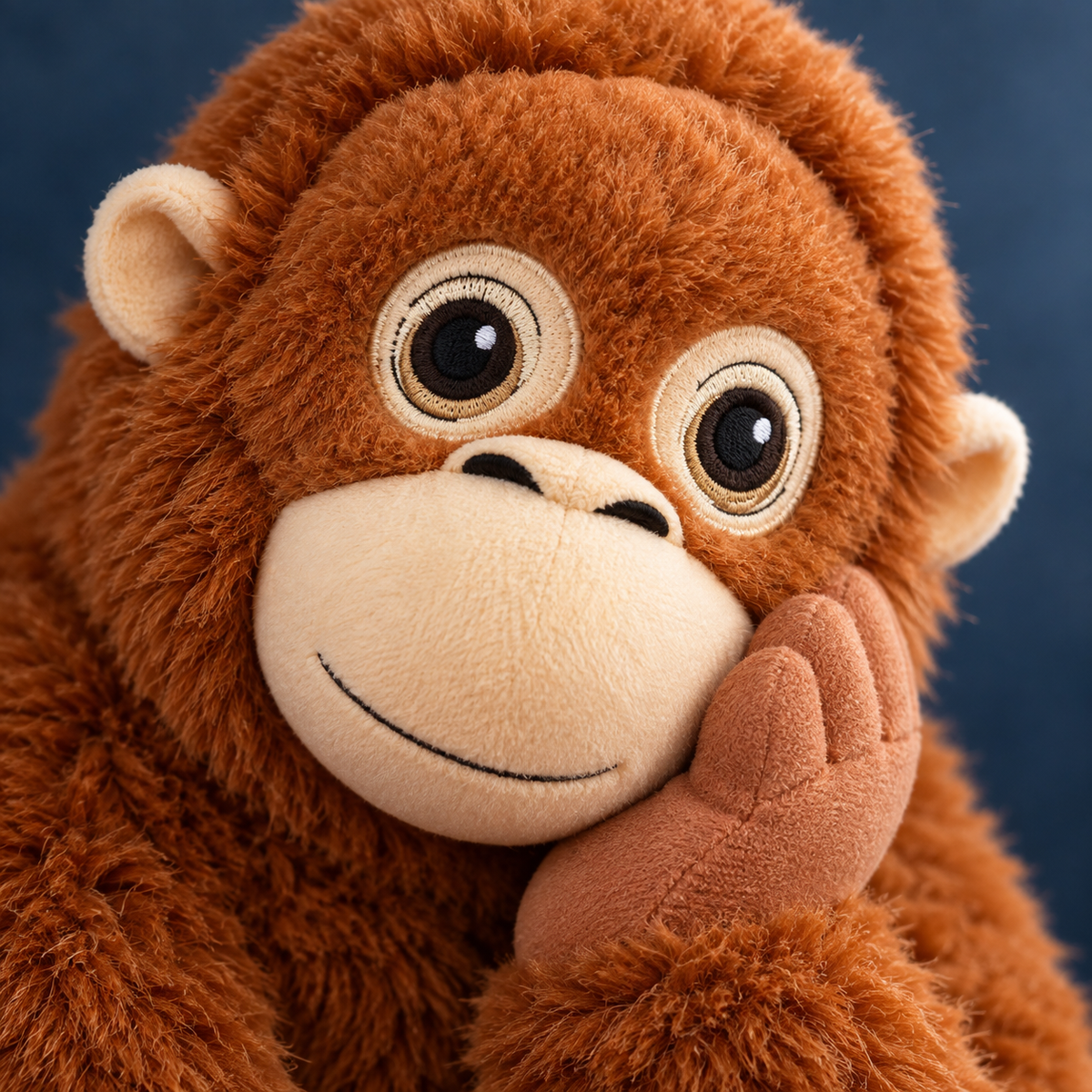 Brown Long-Arm Monkey Plush