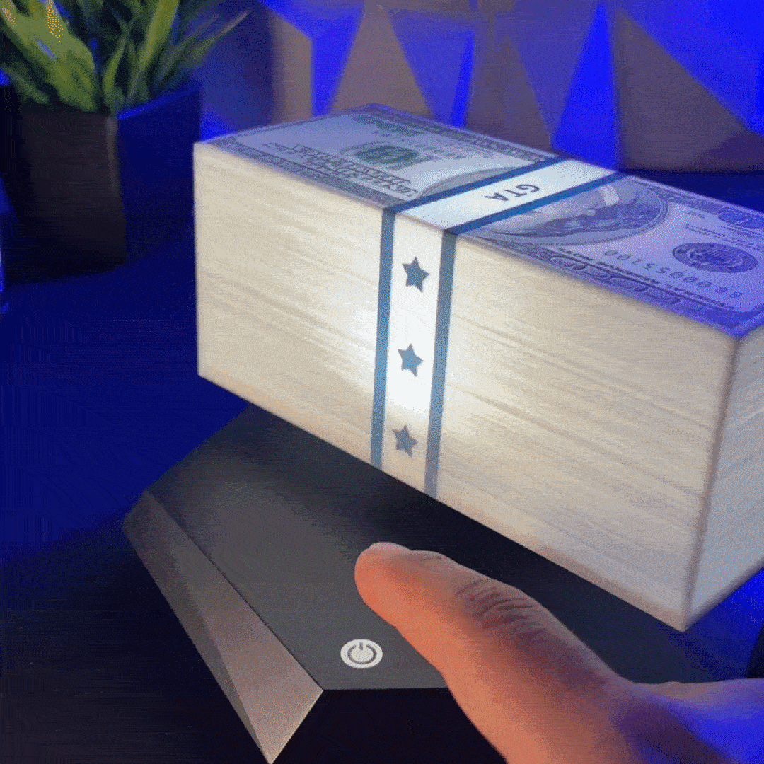 Levitate™ Magnetic Floating Money Lamp - Anti-Gravity Banknote Desk Decor